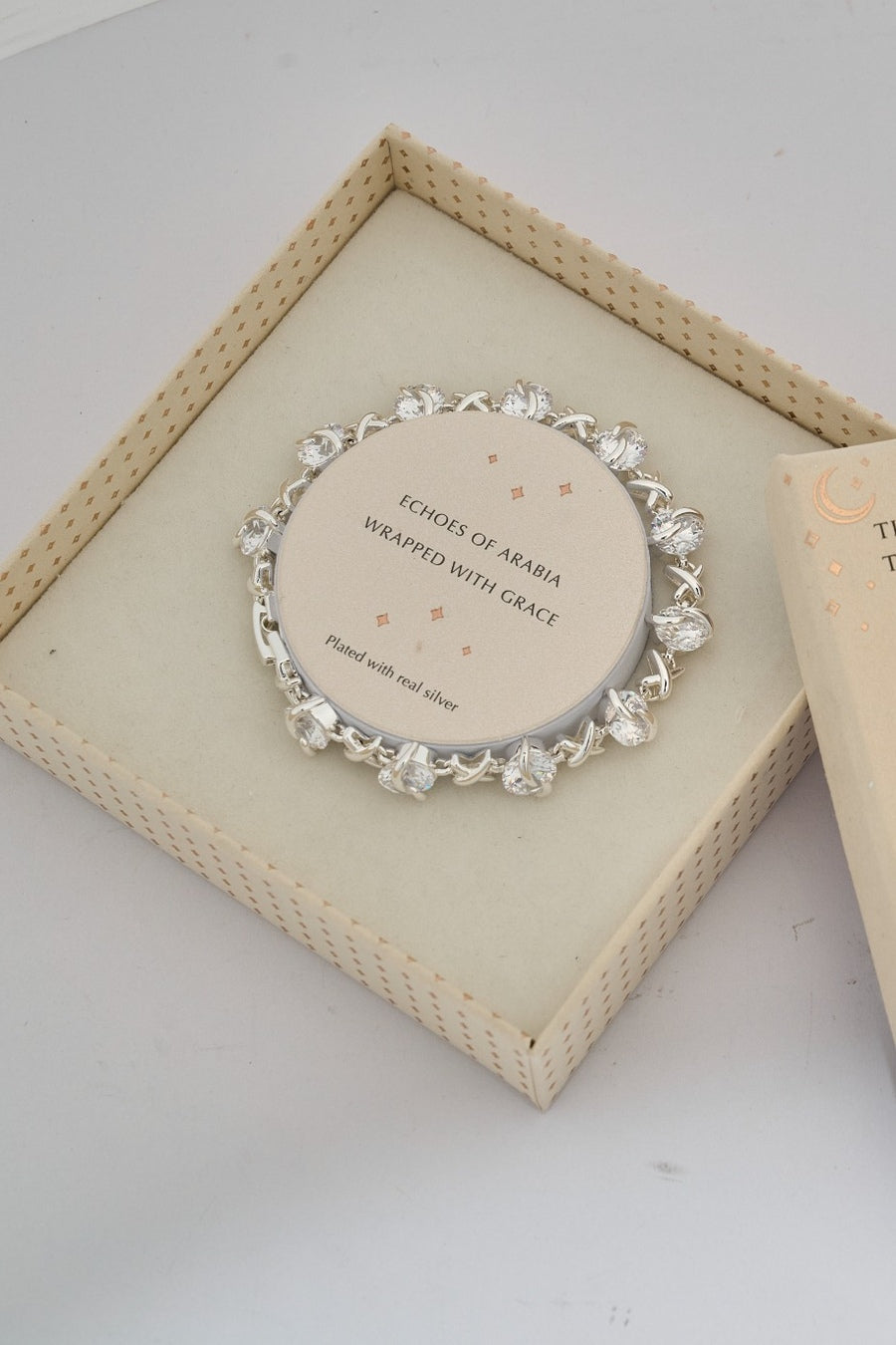 Glitz Sterling Silver Zircon Bracelet