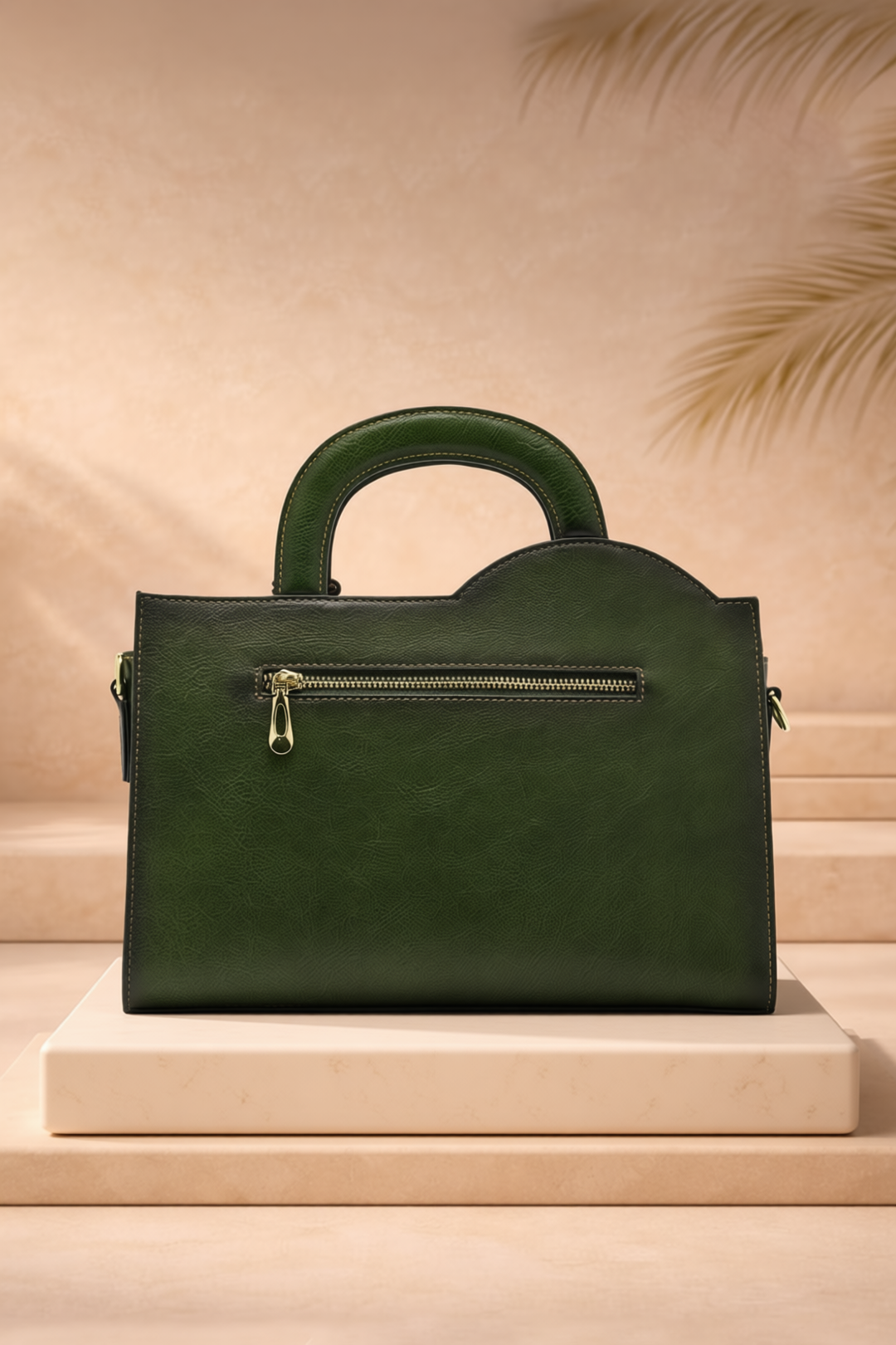 Mistique Women's Genuine Leather Handbag - Emerald