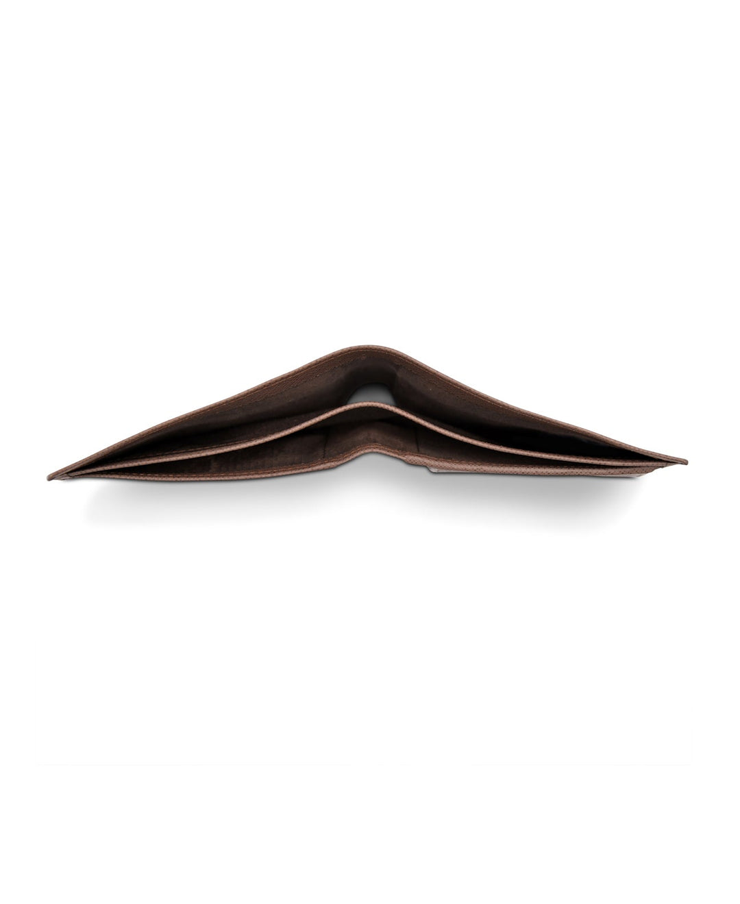 Men's Bi Fold Slim Wallet Metallic Brown Bronze Genuine Leather RFID Blocking