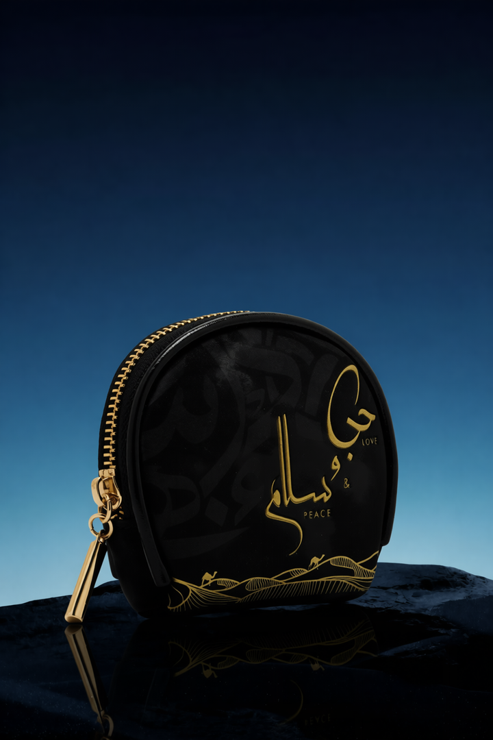Love & Peace Dome Purse – Black