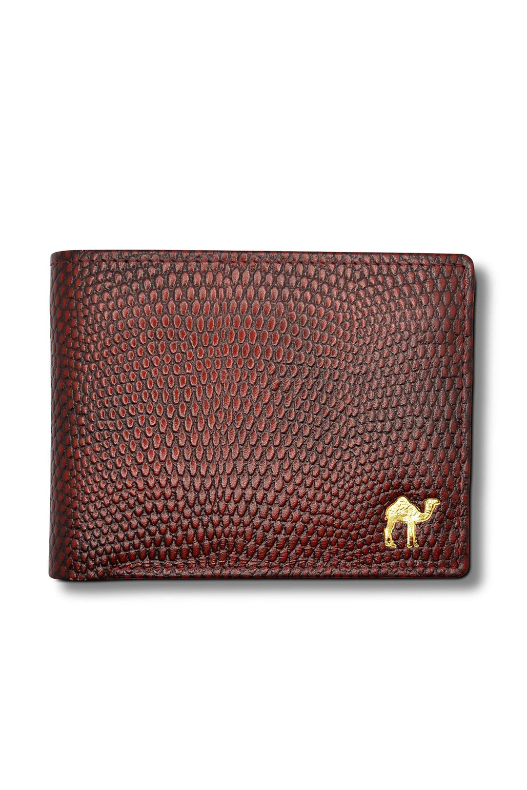 PREMIUM Edition Men's Bi Fold Slim Wallet Maroon Tone Genuine Leather RFID Blocking