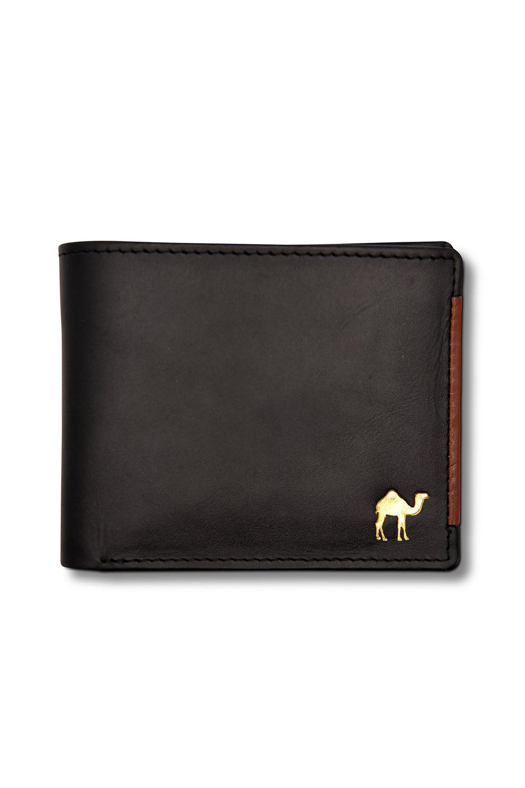Men's Bi Fold Slim Wallet Soft Black Brown Genuine Leather RFID Blocking
