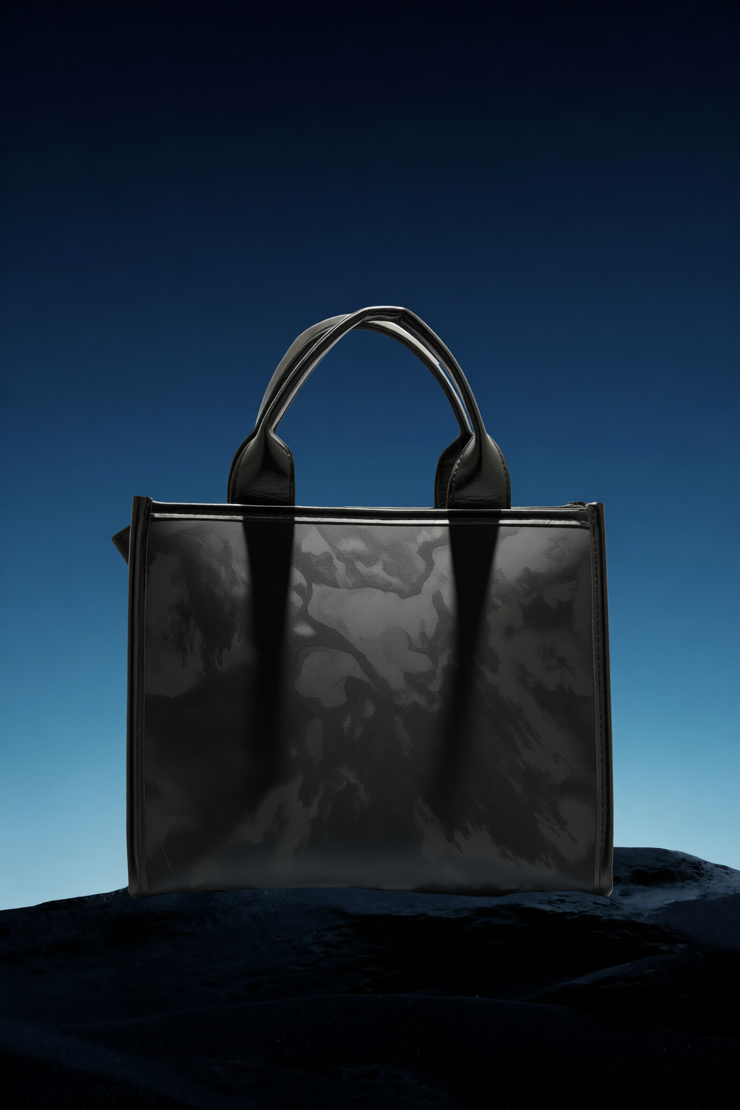 Love & Peace Mini Tote Bag – Black