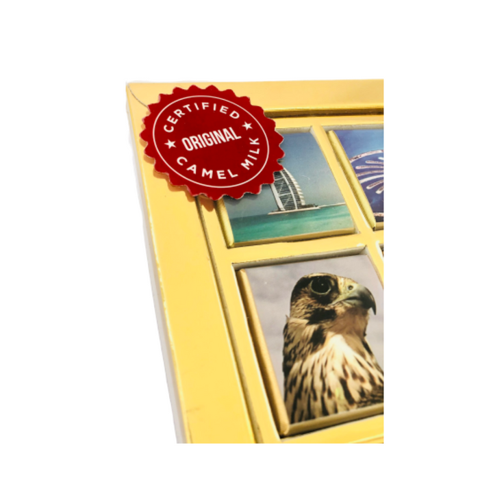 'Certified Original Camel Milk' label 