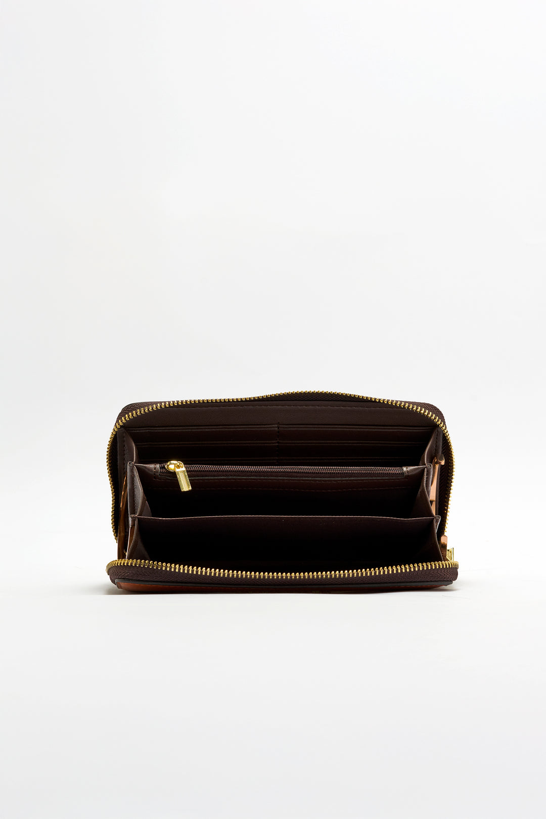 Embossed Women's Genuine Leather Clutch - Ivory