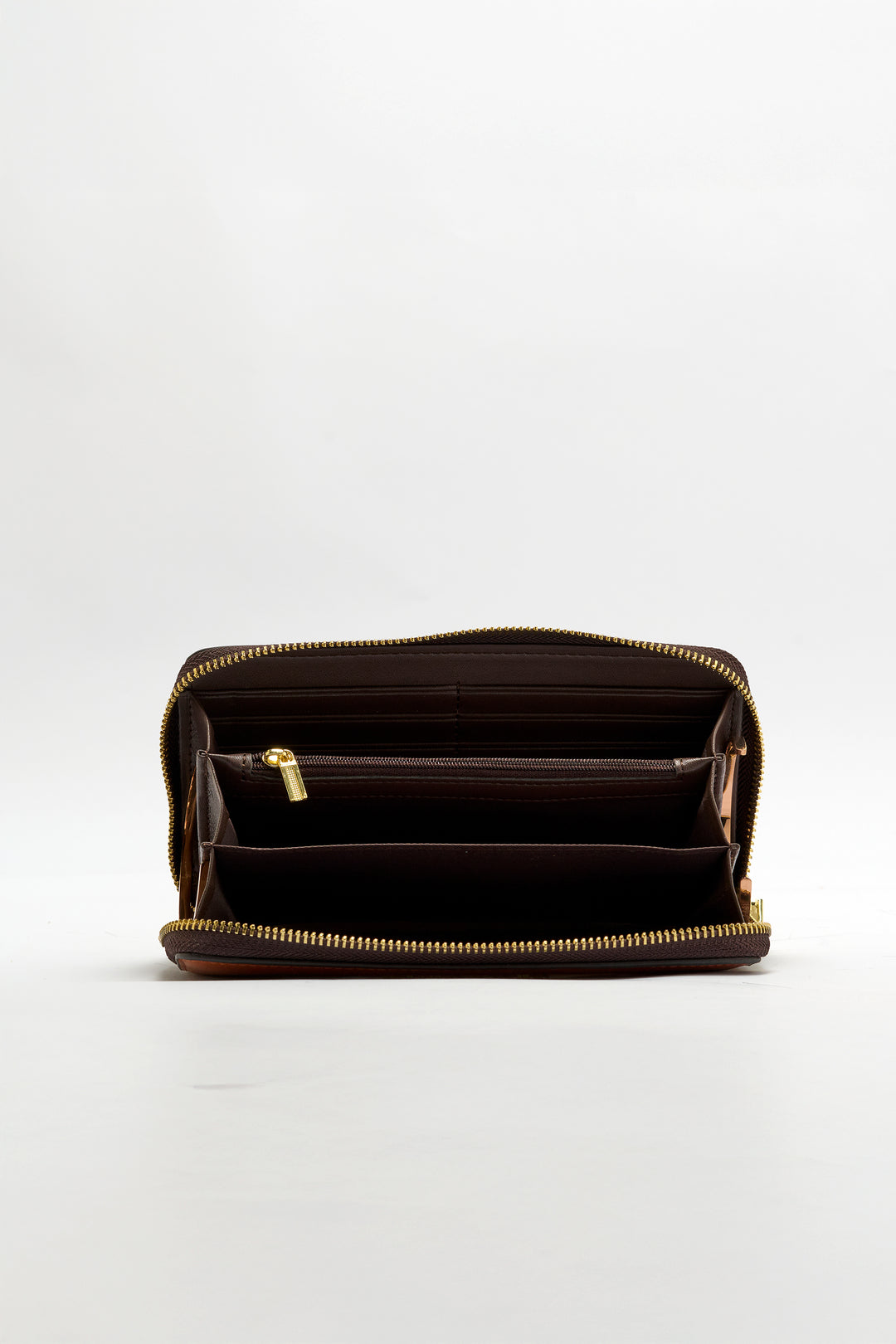 Embossed Women's Genuine Leather Clutch - Crimson