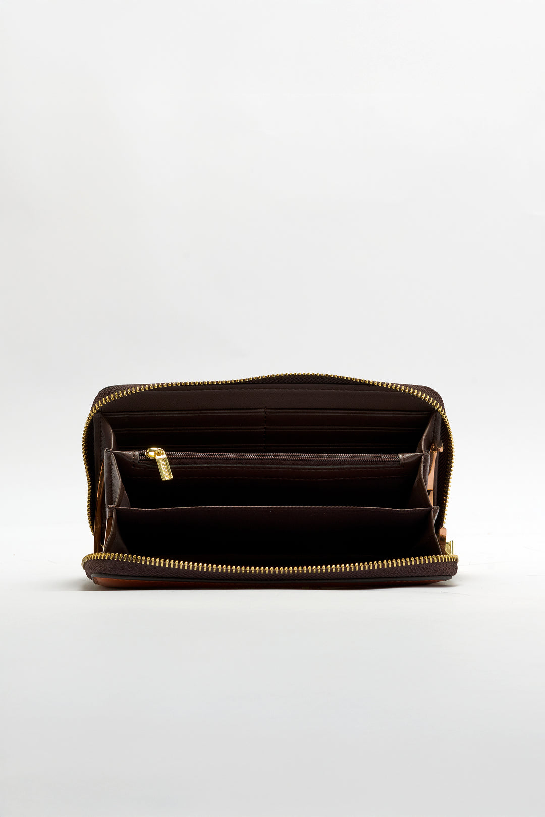 Embossed Women's Genuine Leather Clutch - Black