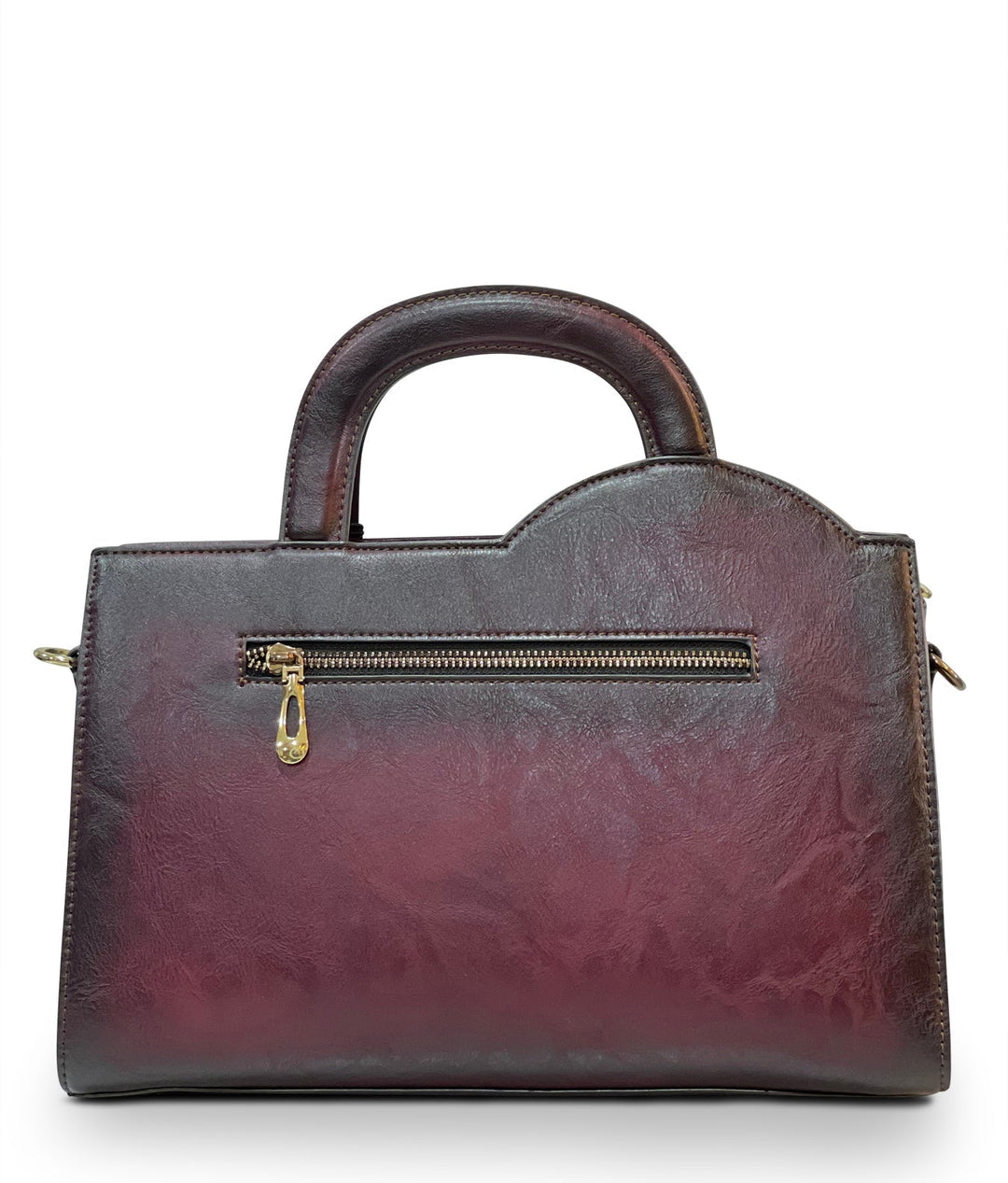 Mistique Women's Genuine Leather Handbag - Merlot