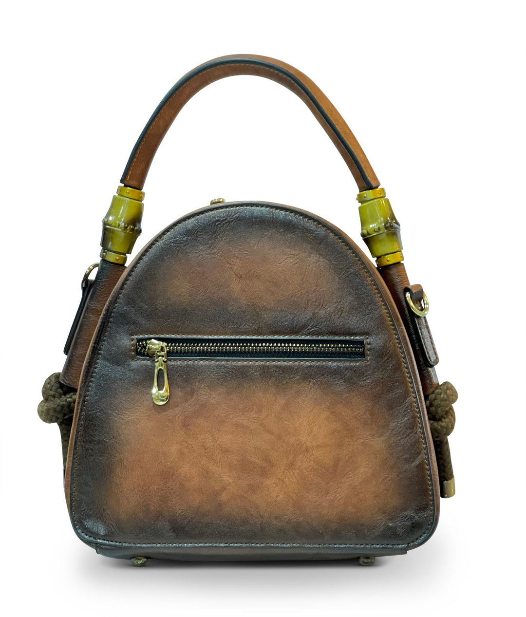 Trilliant Women's  Genuine Leather Handbag - Honey