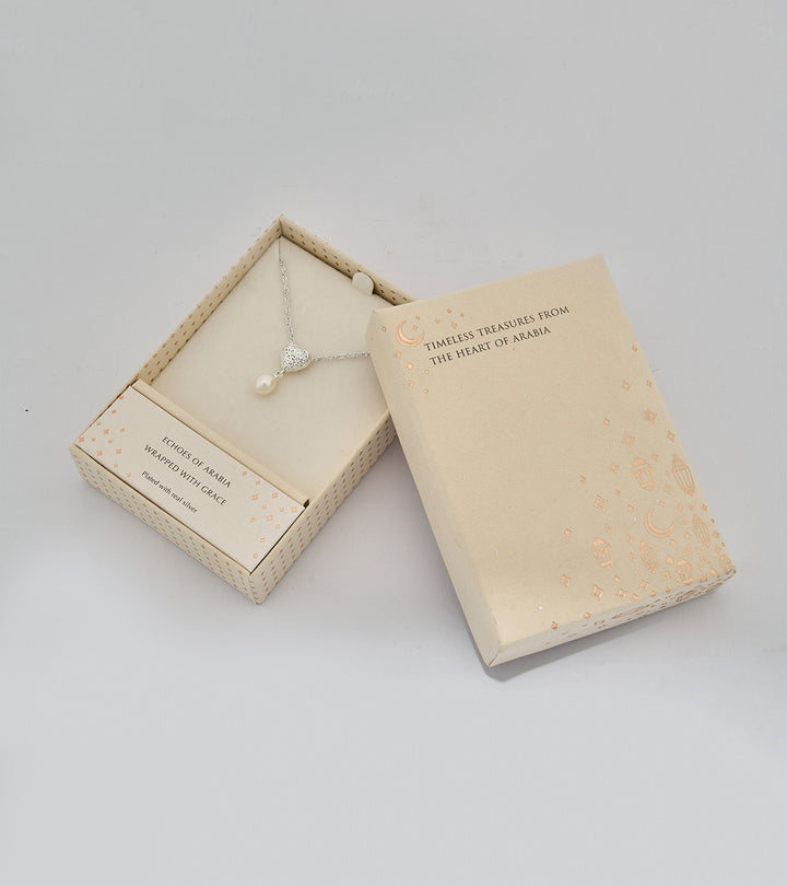 Love Sterling Silver Zircon Necklace
