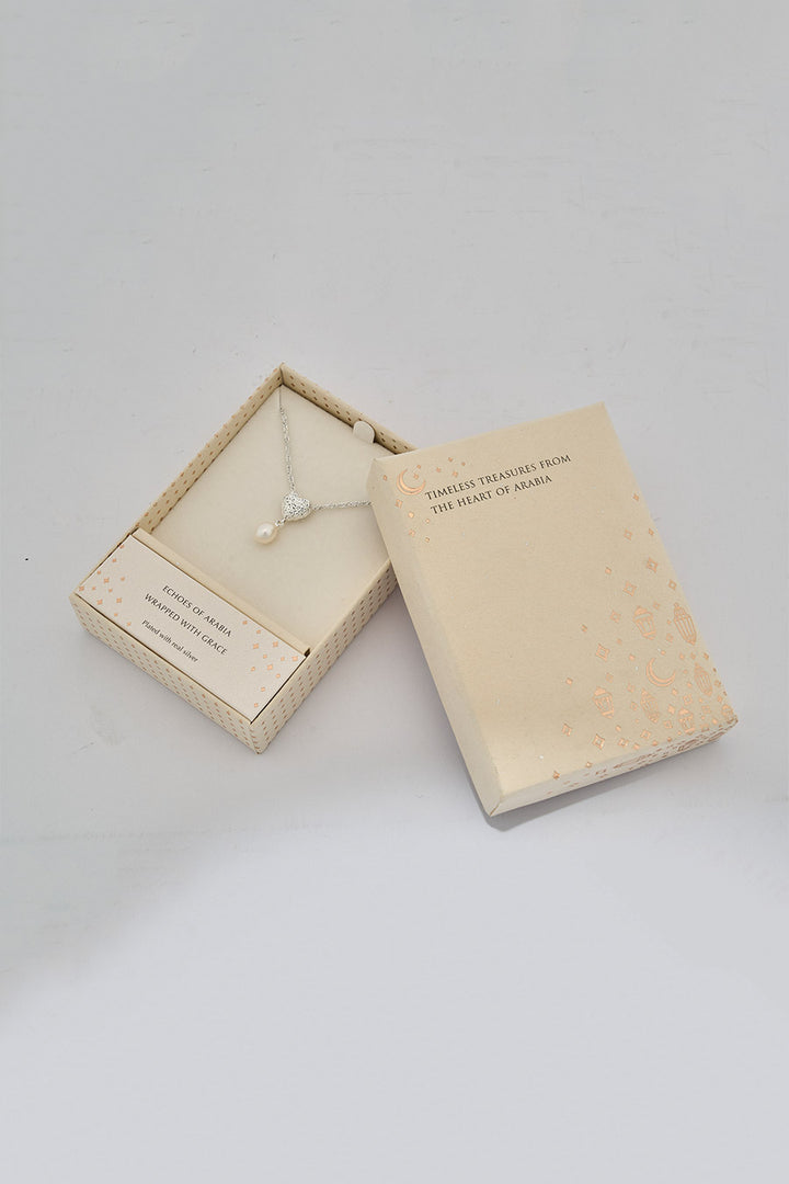 Love Sterling Silver Zircon Necklace
