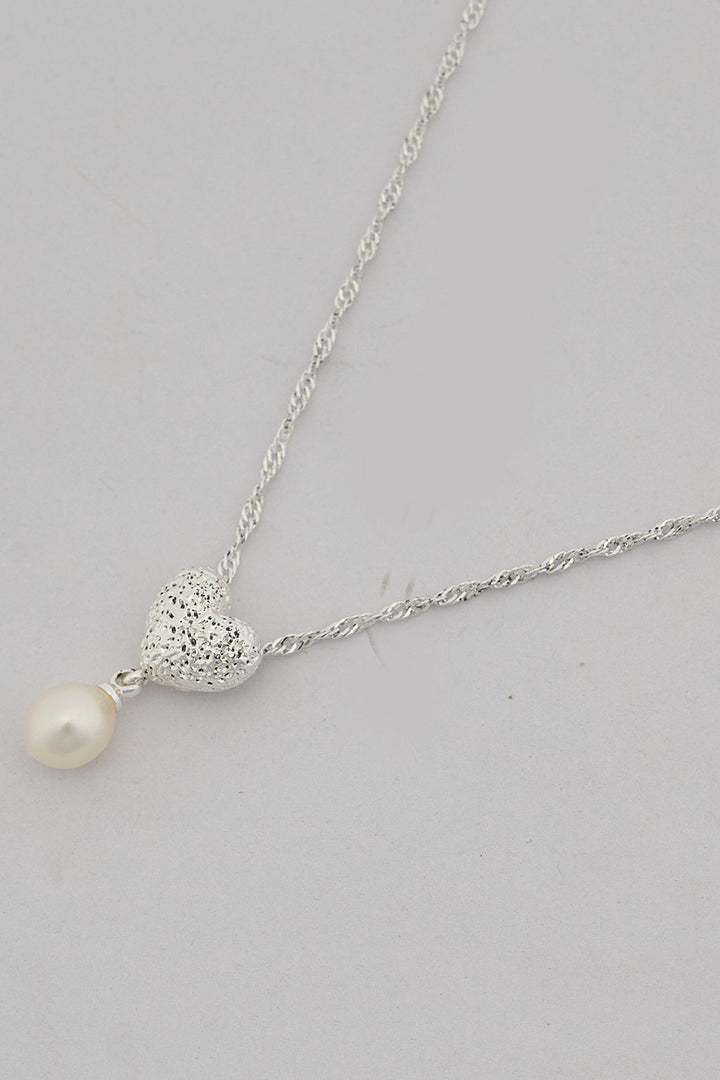 Love Sterling Silver Zircon Necklace