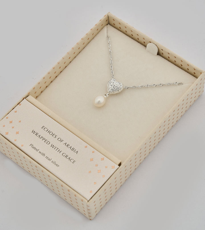 Love Sterling Silver Zircon Necklace