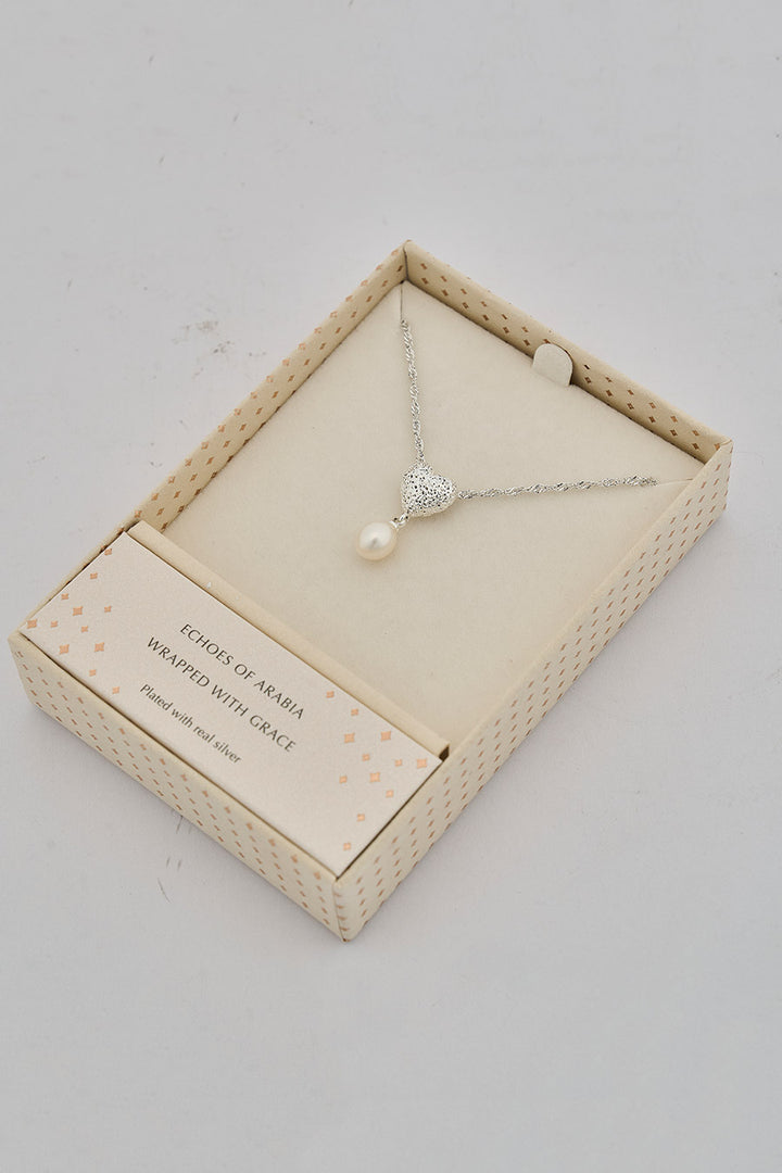 Love Sterling Silver Zircon Necklace