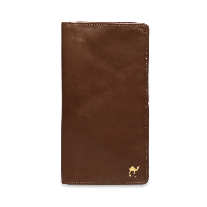 Ducati Genuine Leather Passport Holder - Brown