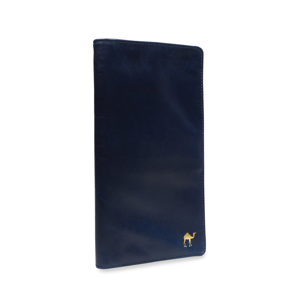 Ducati Genuine Leather Passport Holder - Blue