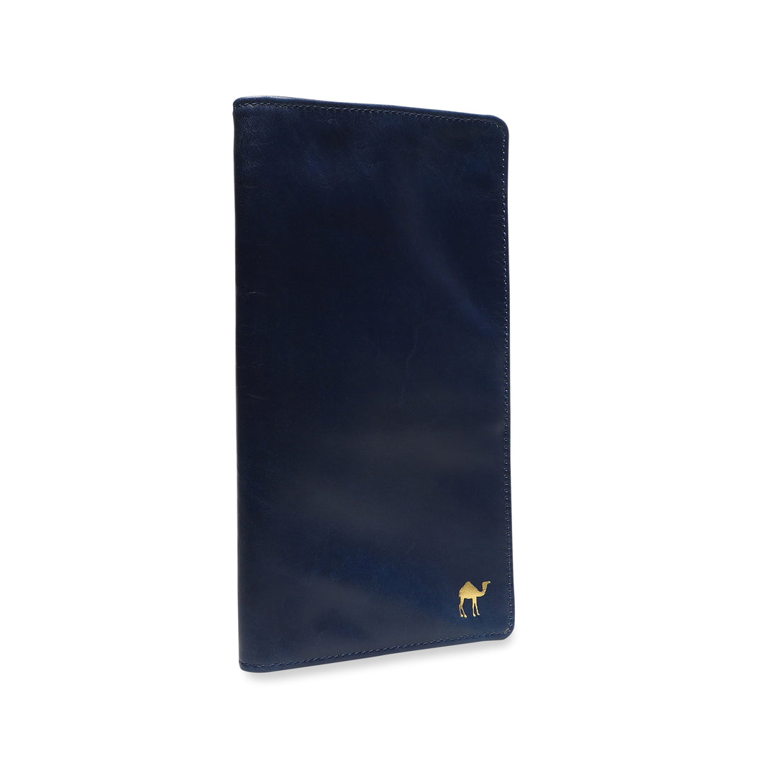 Ducati Genuine Leather Passport Holder - Blue