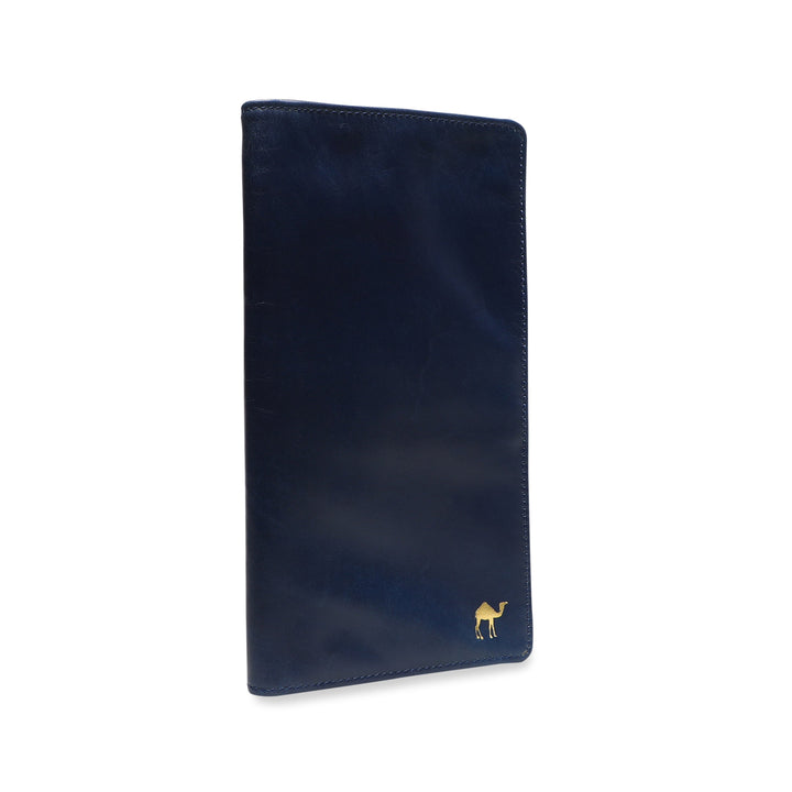 Ducati Genuine Leather Passport Holder - Blue