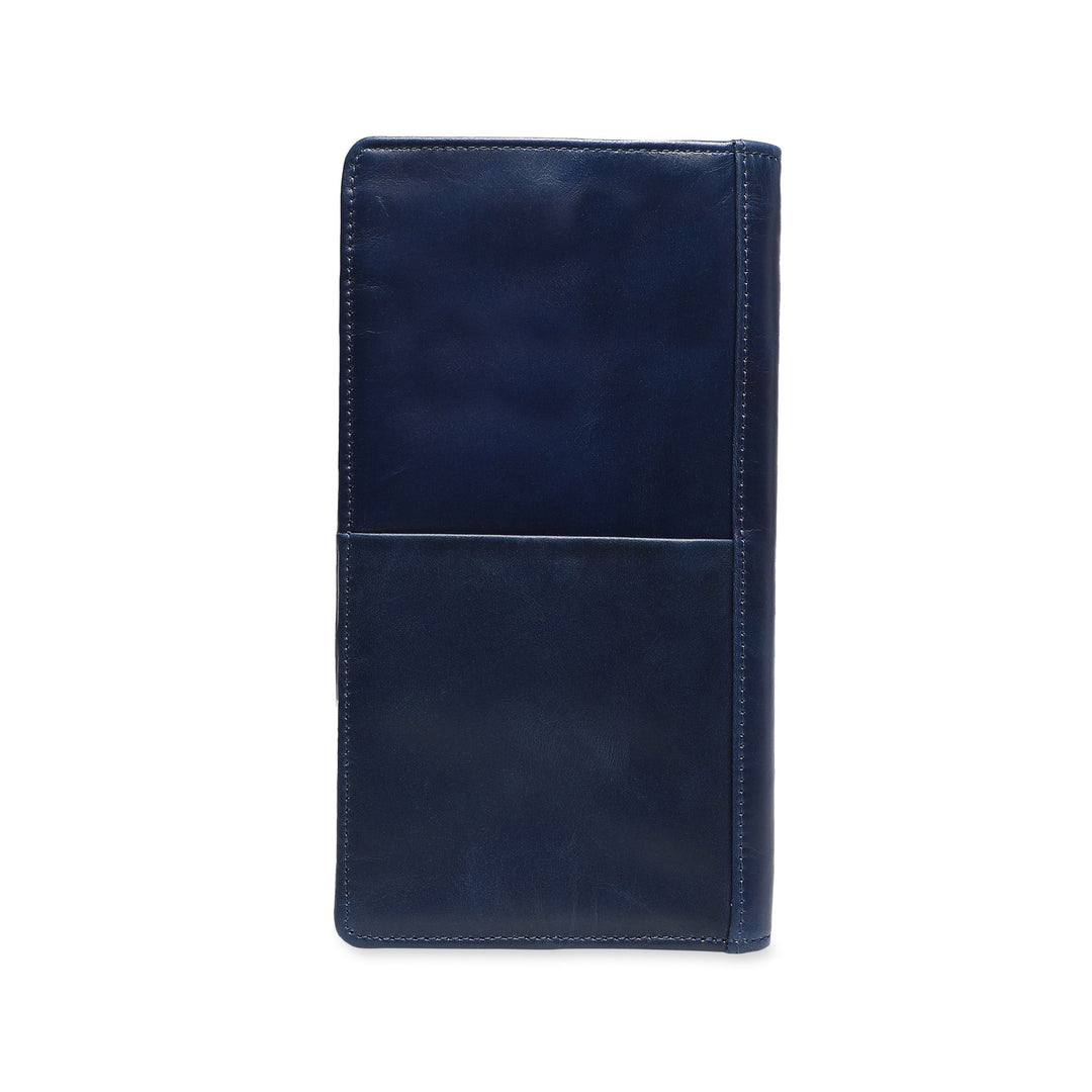 Ducati Genuine Leather Passport Holder - Blue
