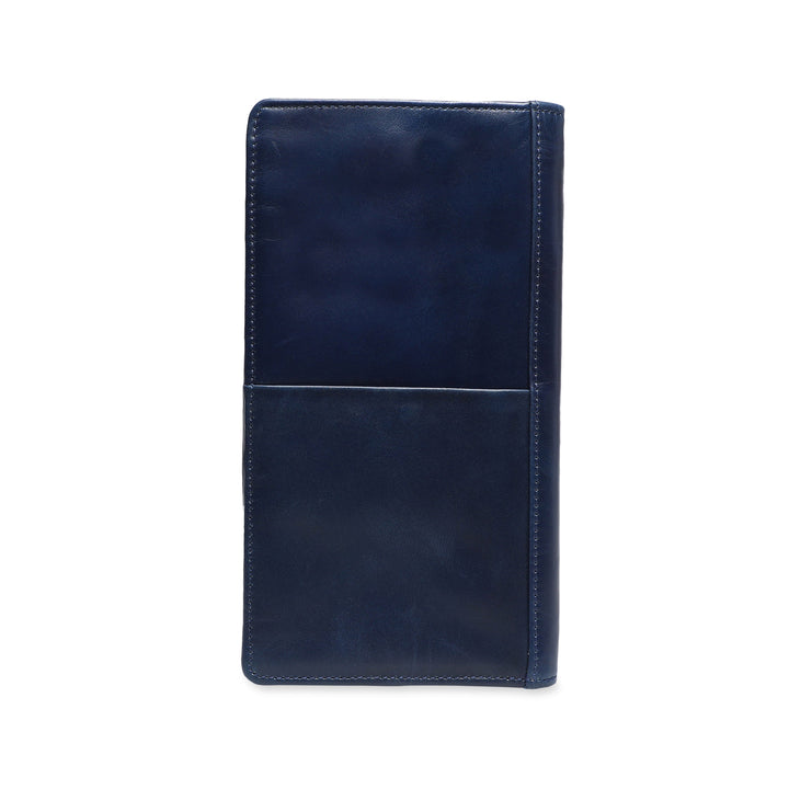 Ducati Genuine Leather Passport Holder - Blue