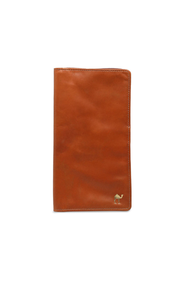 Ducati Genuine Leather Passport Holder - Tan