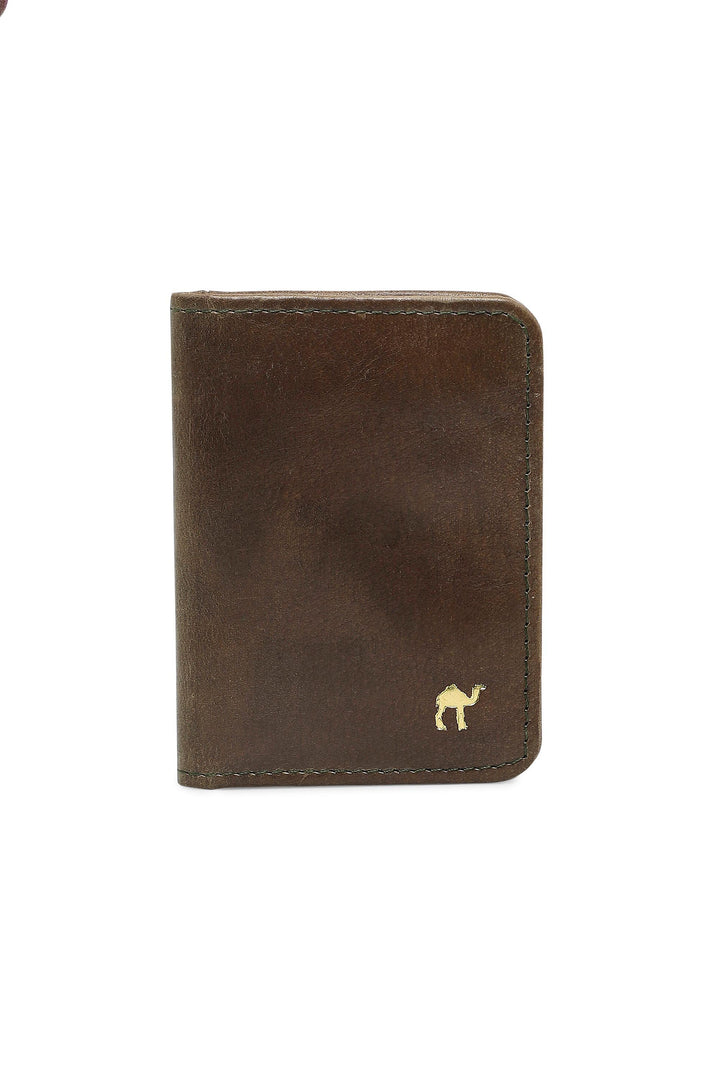Ninja Genuine Leather Card Holder - Green