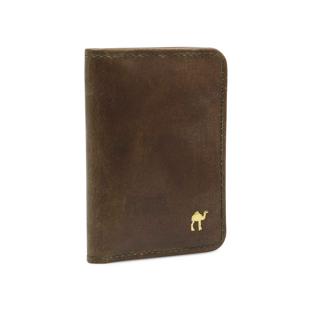 Ninja Genuine Leather Card Holder - Green