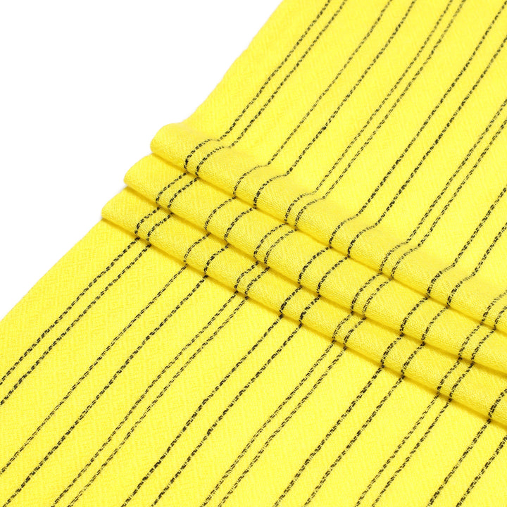 Camel Wool Luxury Scarf - Banana Verticle