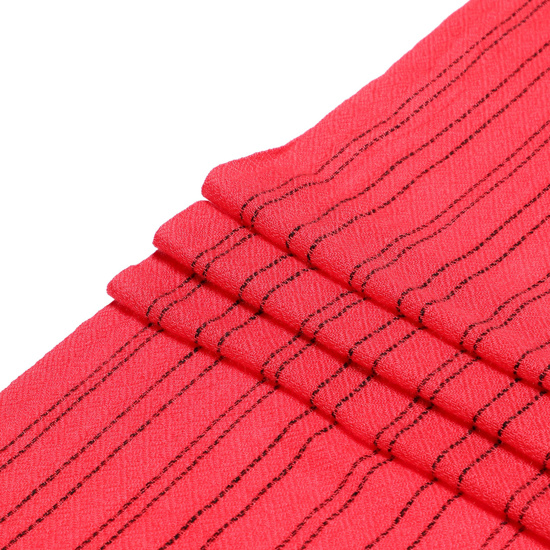 Camel Wool Luxury Scarf - Watermelon Verticle