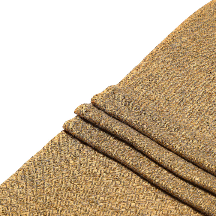 Camel Wool Luxury Scarf - Honey Diamond