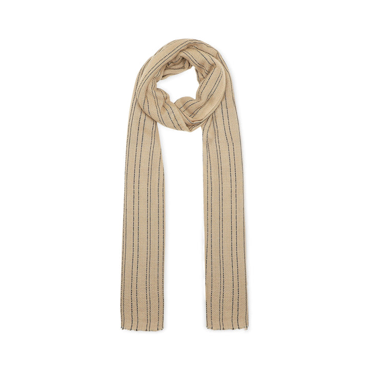 Camel Wool Luxury Scarf - Camel Verticle