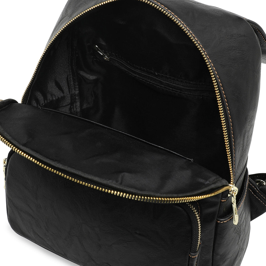 camel leather backpack black Buy Halo Women's Genuine Leather Backpack