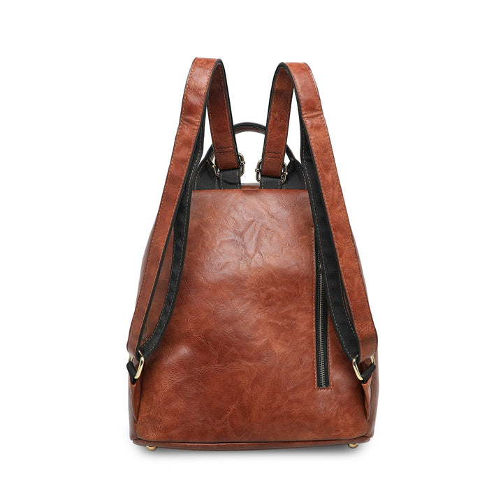 Halo Women's Genuine Leather Backpack - Brown
