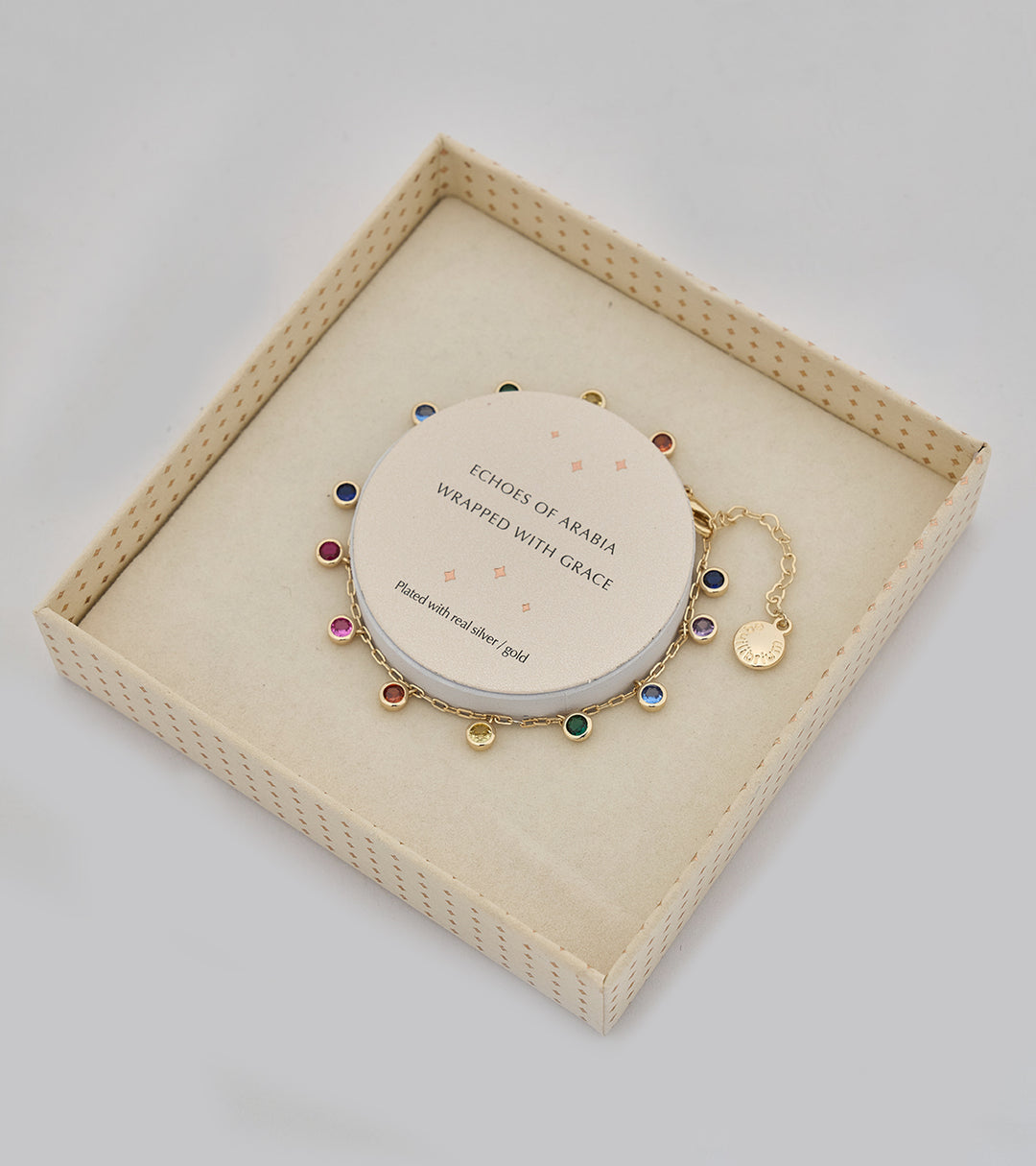 Qaws Sterling Silver Zircon Bracelet