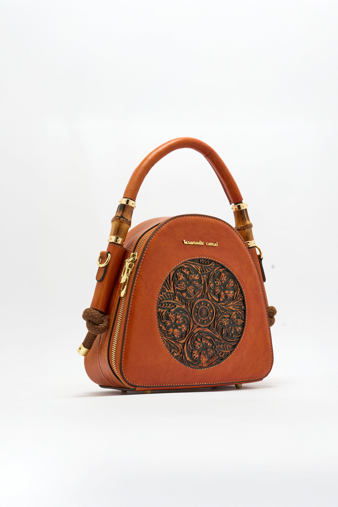 Trilliant Women's Genuine Leather Handbag - Mocha