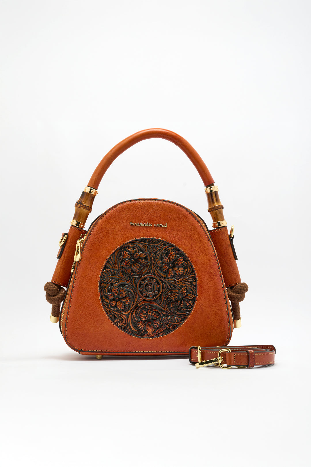 Trilliant Women's Genuine Leather Handbag - Mocha