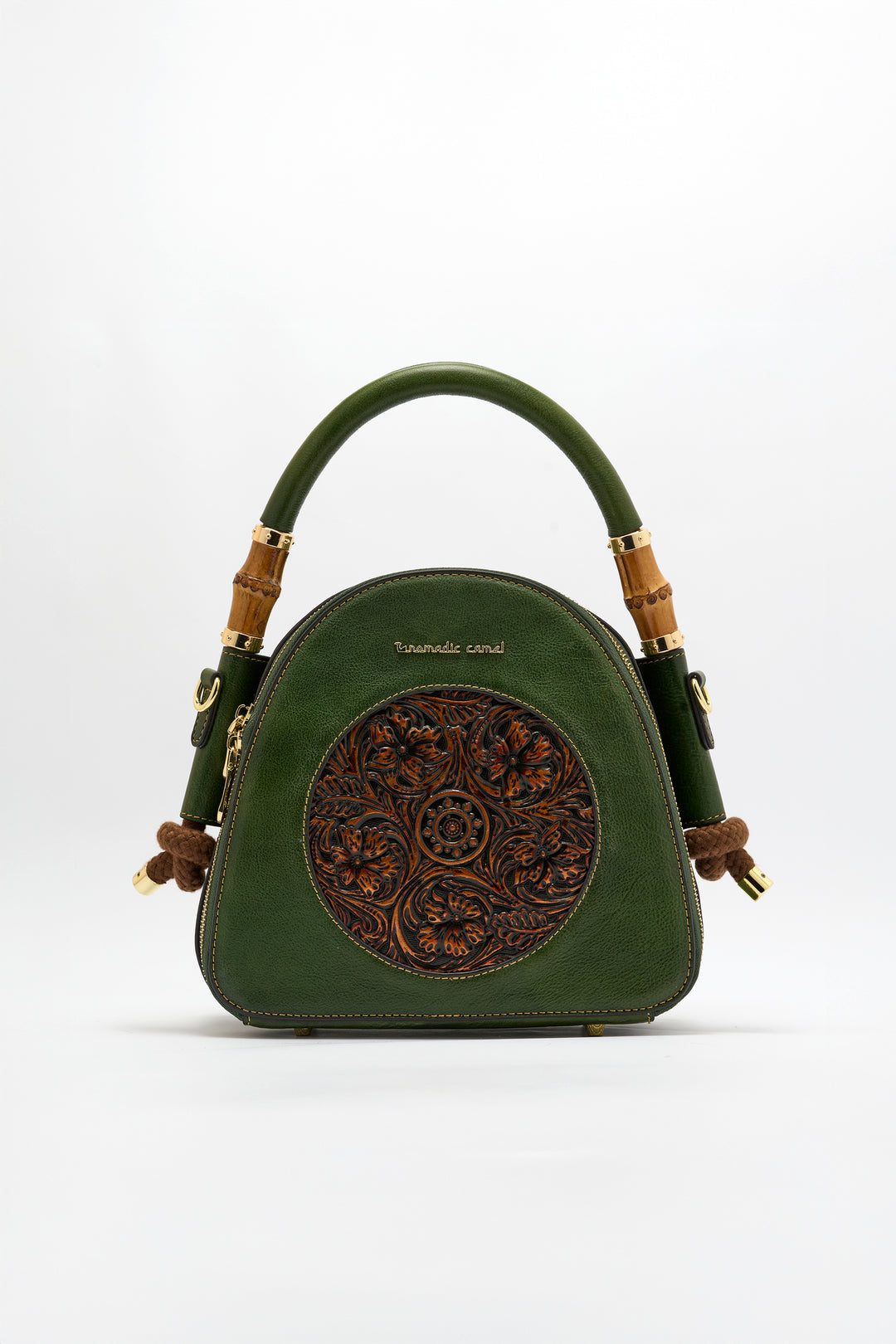 Trilliant Women's Genuine Leather Handbag - Emerald