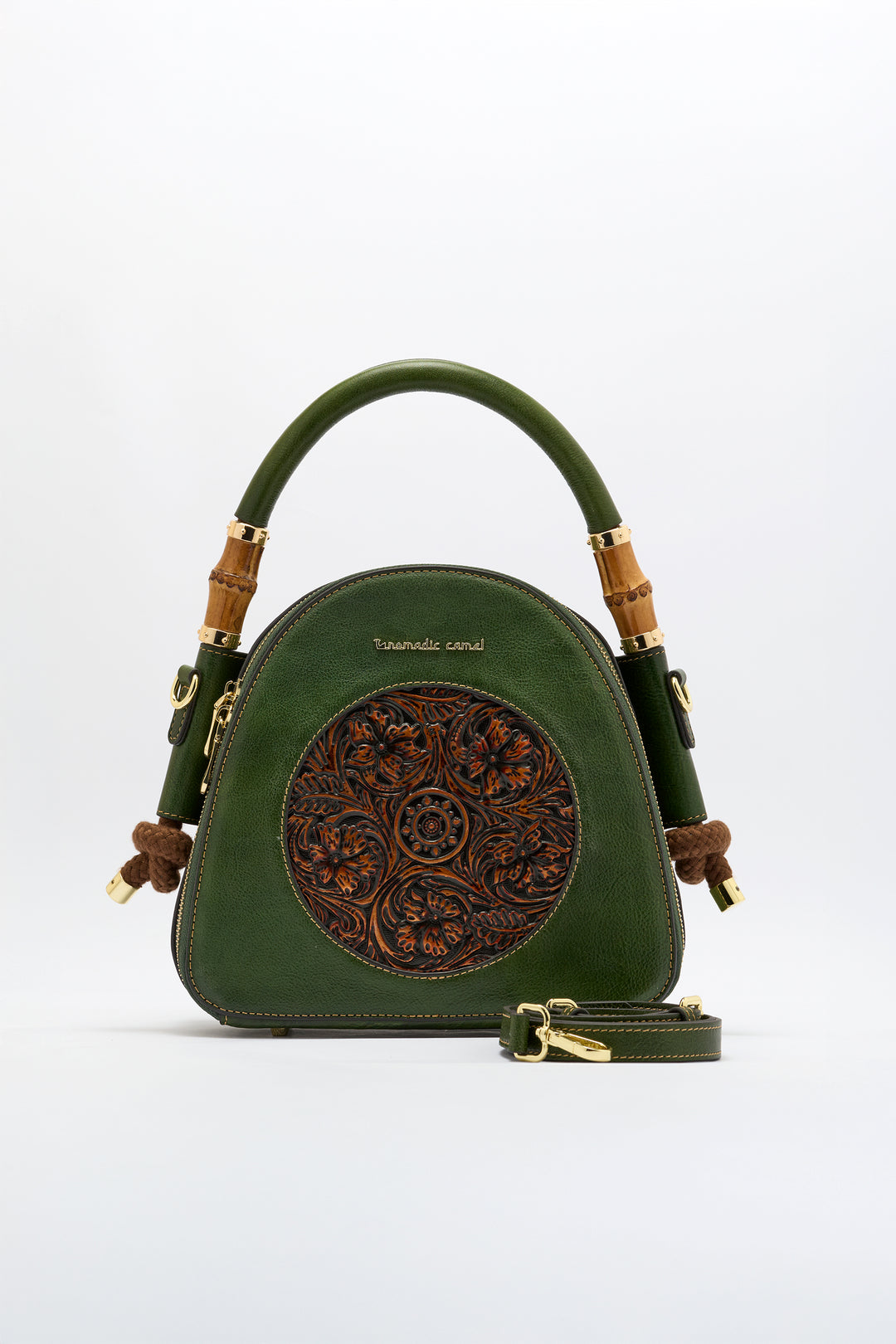 Trilliant Women's Genuine Leather Handbag - Emerald