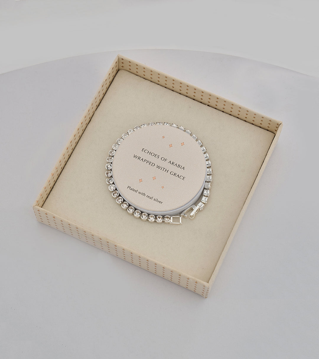 Tennis Sterling Silver Zircon Bracelet