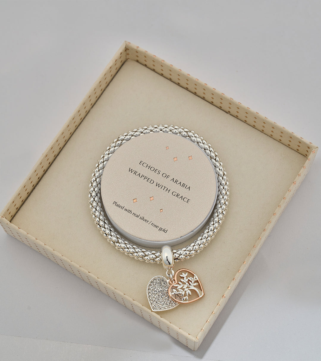 Tree of Life Sterling Silver Zircon Bracelet