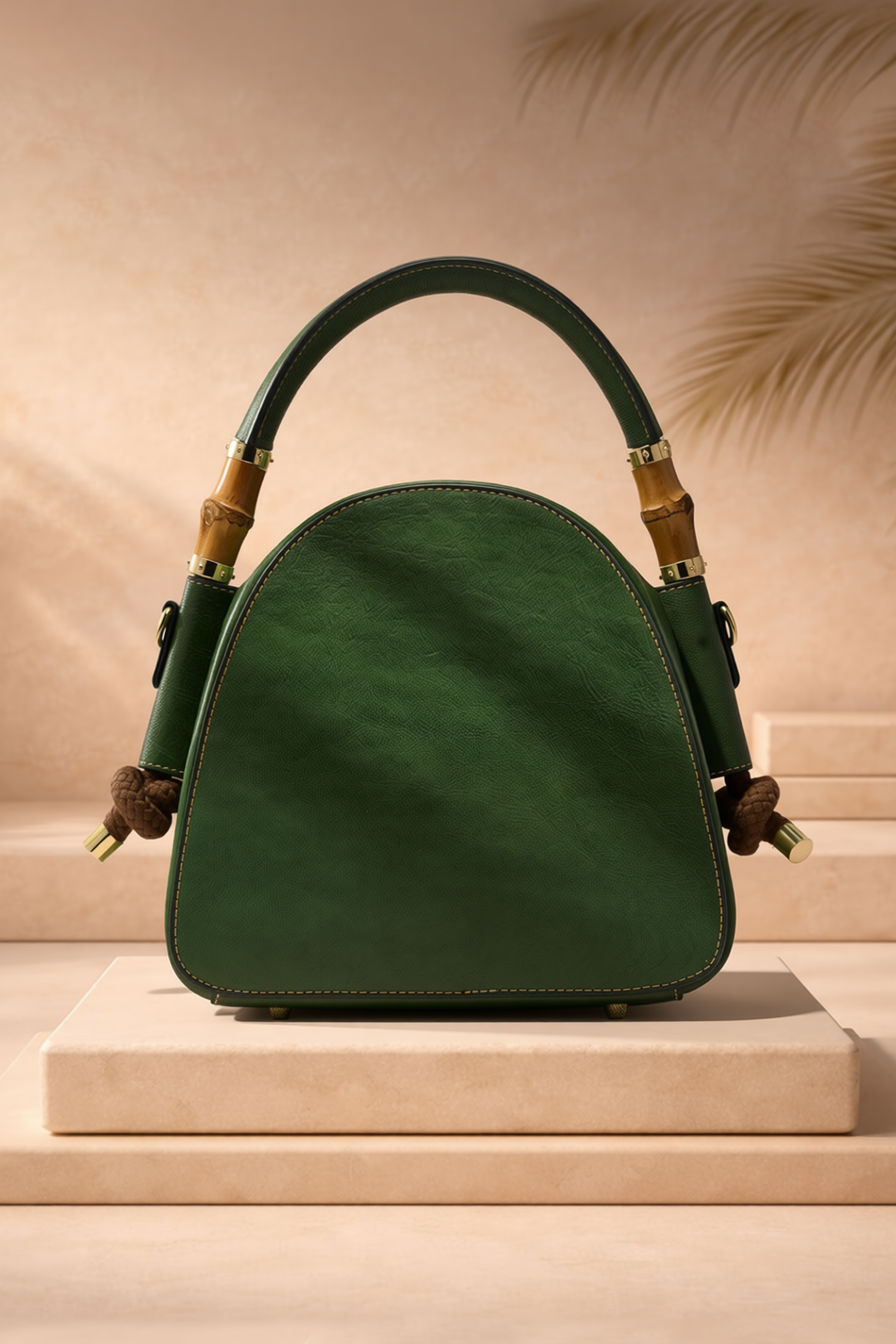 Trilliant Women's Genuine Leather Handbag - Emerald