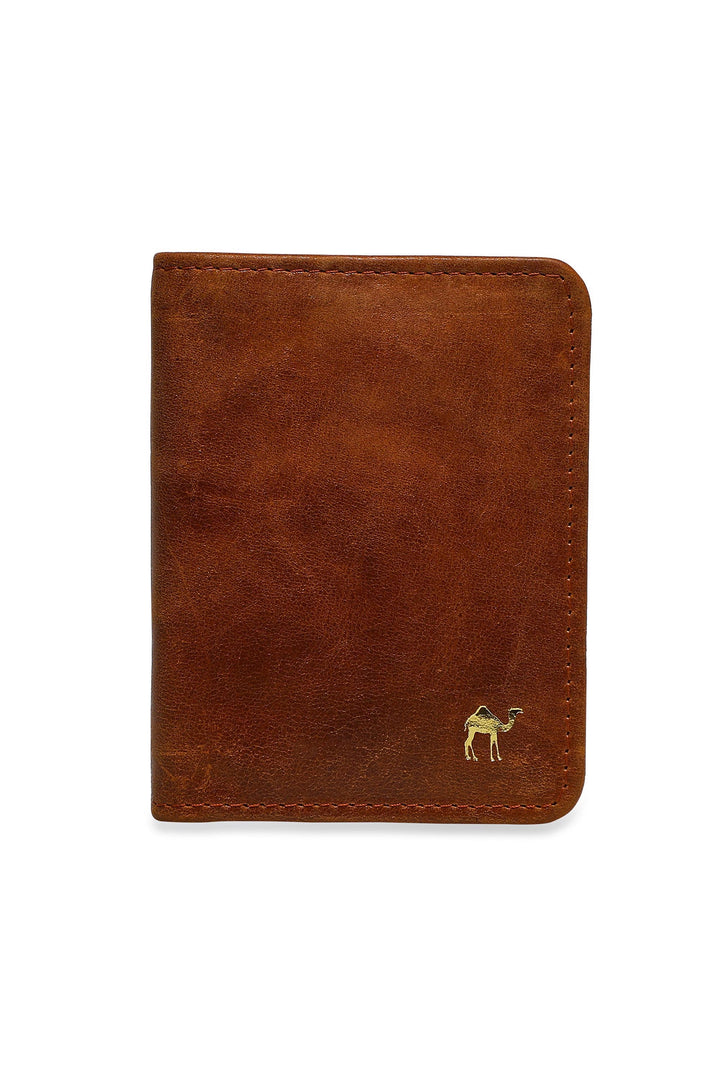 Ninja Genuine Leather Card Holder - Tan