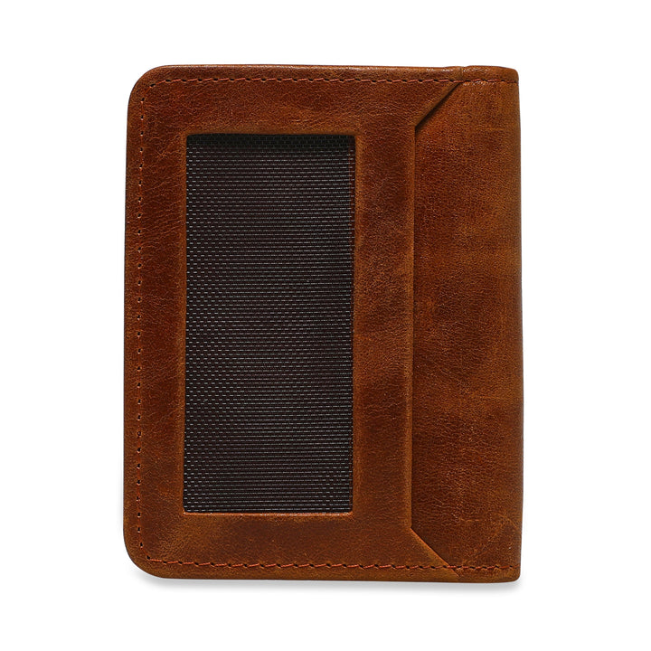 Ninja Genuine Leather Card Holder - Tan