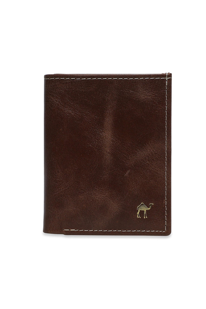 Kawa Genuine Leather Card Holder - Brown
