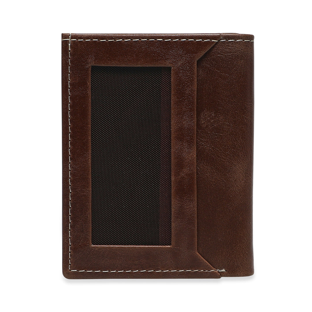 Kawa Genuine Leather Card Holder - Brown