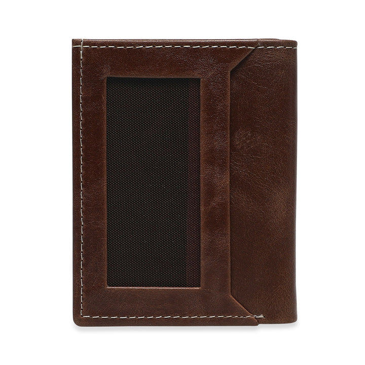 Kawa Genuine Leather Card Holder - Brown