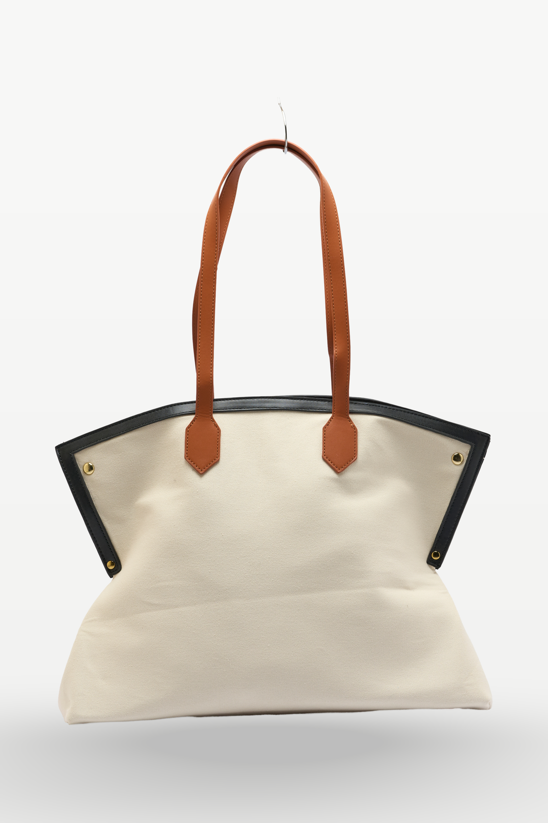 The Chandelier Statement Tote – Ivory, Tan & Black