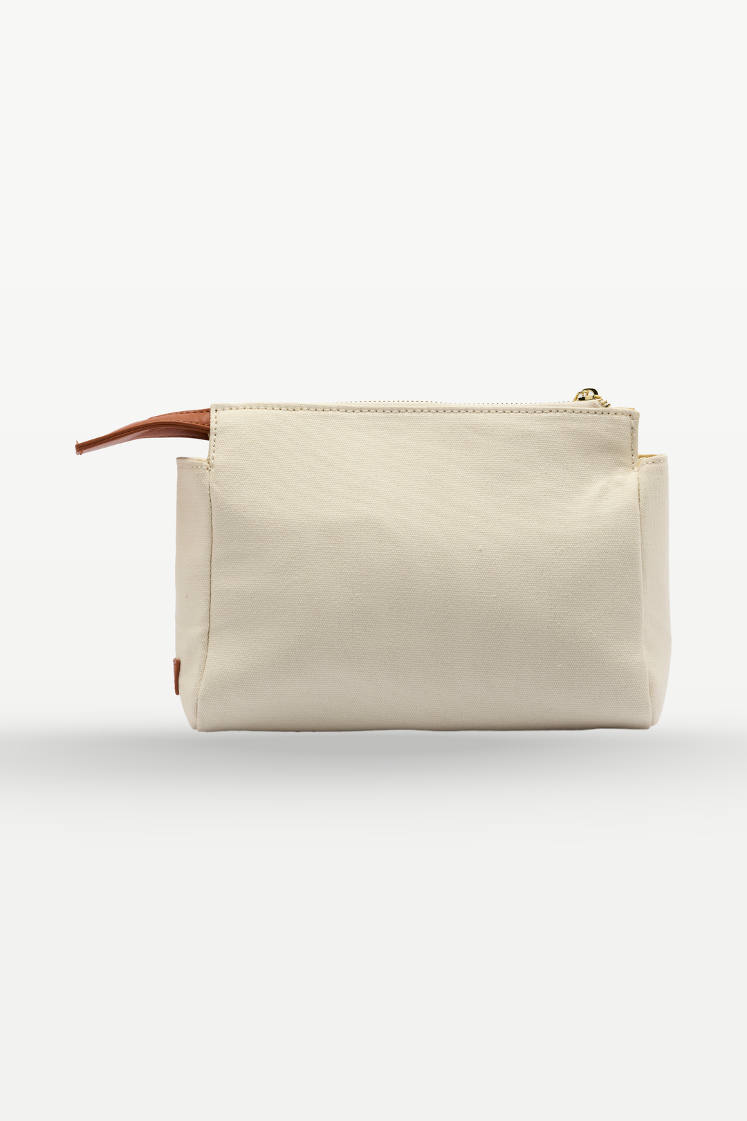 The Chandelier Pouch – Ivory & Tan