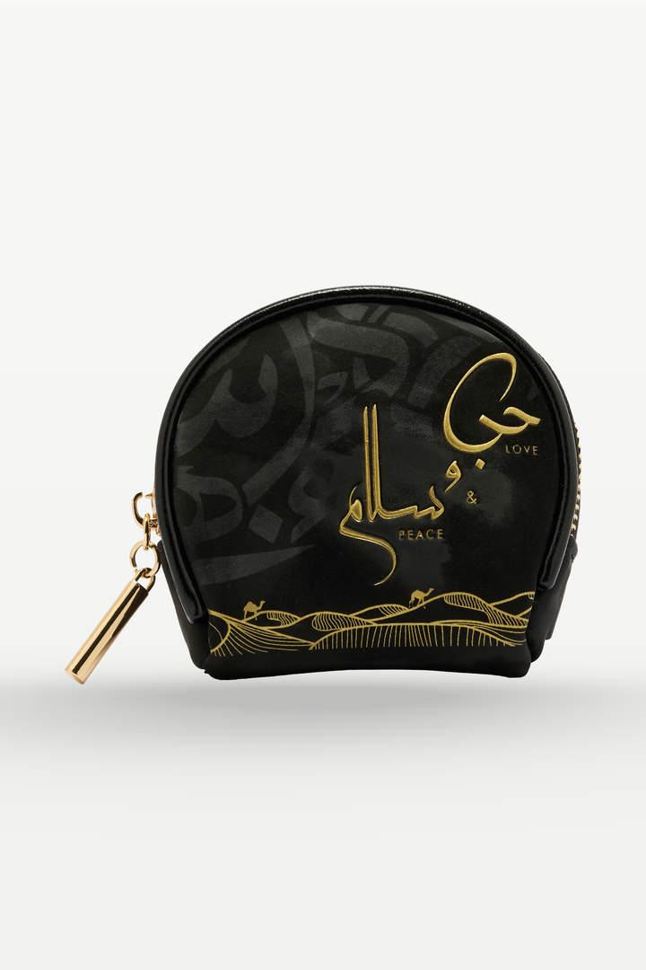 Love & Peace Dome Purse – Black