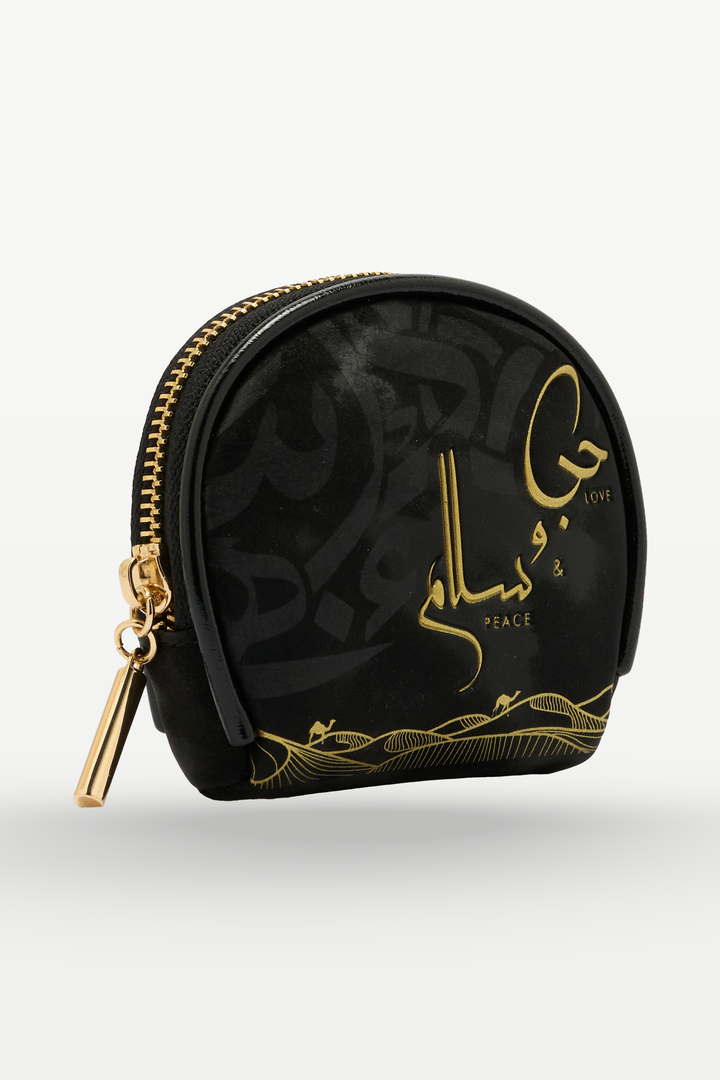 Love & Peace Dome Purse – Black